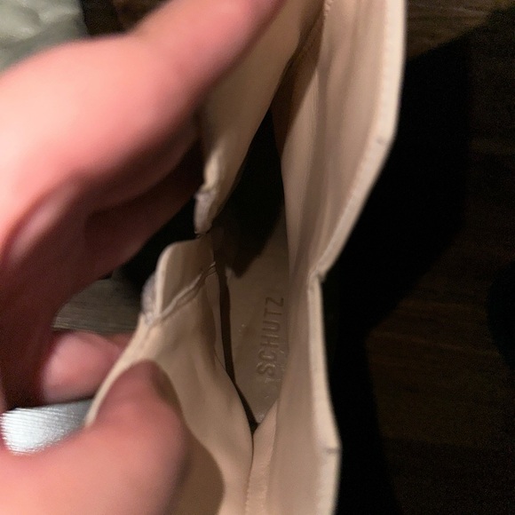 SCHUTZ Cream Ankle Booties - Picture 6 of 8
